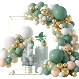 balony-girlanda-balonowa-zielona-zlota-dzungla-konfetti-na-urodziny-chrzest