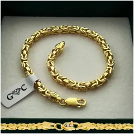 zlota-bransoletka-damska-925-585-srebro-splot-krolewski-21cm-35mm-gratisy