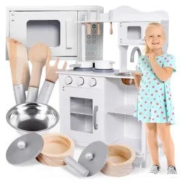 duza-kuchnia-dla-dzieci-drewniana-garnki-zlew-sztucce-mikrofalowka