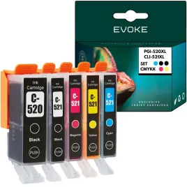 5x-tusz-do-drukarki-canon-pgi-520-cli-521-xl-or-zestaw-1x-pgi520-4x-cli521