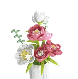 sztuczne-kwiaty-bukiet-piwonie-zestaw-klockow-mould-king-10059