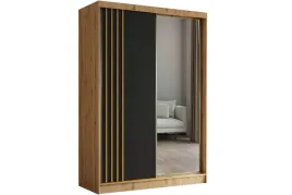 szafa-przesuwna-nela-lustro-dab-artisan-czarny-front-150-cm