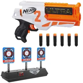 pistolet-nerf-ultra-two-rewolwer-automat-elektroniczna-tarcza-3-cele