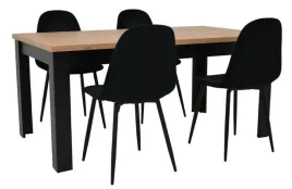 stol-rozkladany-90x160-200cm-4-krzesla-tapicerowane-welur