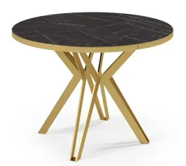 stol-okragly-rozkladany-100x100-176cm-zlota-podstawa-dekory-egger