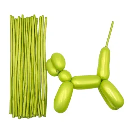 dlugie-balony-do-modelowania-skrecania-limonkowe-metaliczne-100-szt