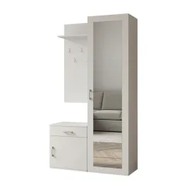 garderoba-paula-100-cm-biala-wieszak-lustro