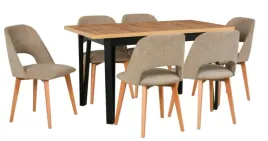 stol-rozkladany-80x140-180-metalowa-noga-6-krzesel-tapicerowanych