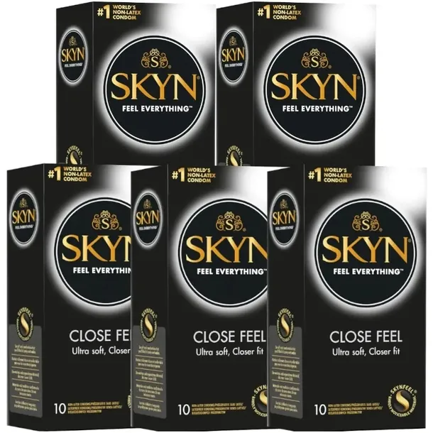 Prezerwatywy Unimil SKYN CLOSE FEEL mega dopasowane bez lateksu 50 szt.