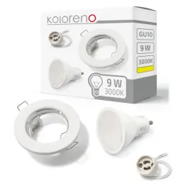 zestaw-oprawa-halogenowa-stala-biala-zarowka-led-9w-gu10-3000k