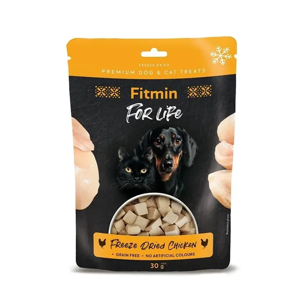 FITMIN PRZYSMAKI DLA PSA LUB KOTA freeze dried chicken 30g
