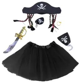 stroj-piratka-zestaw-czapka-opaska-szabla-hak-kolczyk-spodniczka-tutu-czarn