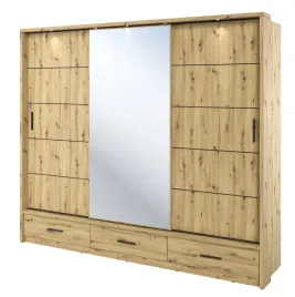 szafa-przesuwna-trzydrzwiowa-250-x-215-x-63-cm-3-opcje-kolorystyczne