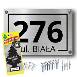 tabliczka-dibond-aluminium-adres-numer-ulica-dystanse-zapach-do-auta