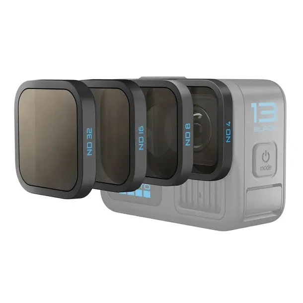 Zestaw 4 Filtrów Szarych ND4 ND8 ND16 ND32 Dla GoPro HERO 13 + Etui
