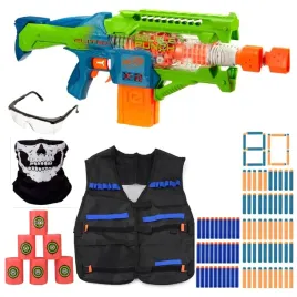 pistolet-nerf-elite-2-0-double-punch-automat-2-lufy-zestaw-mega-dodatkow
