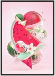 plakat-a3-30x40-w-ramie-duzo-wzorow-jedzenie-31