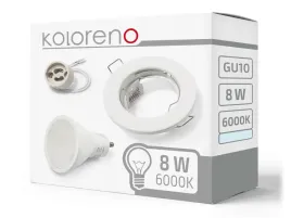 zestaw-oprawa-halogenowa-stala-biala-zarowka-led-8w-gu10-6000k