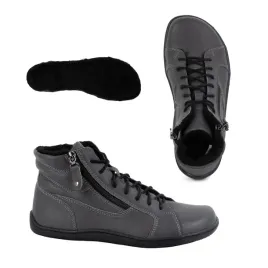 damskie-buty-zimowe-barefoot-1261-naturalne-szare-dwa-zamki-sznurowane-36