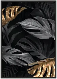 plakat-a4-21x30-w-ramie-duzo-wzorow-monstera-01