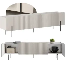 szafka-rtv-200-cm-z-lamelami-kaszmirowa-stolik-pod-tv-czarne-nogi-ml-2d2sz