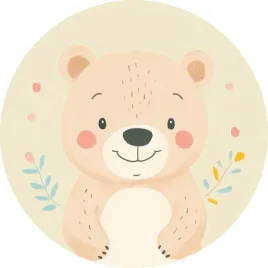 dywanik-dla-dzieci-antyalergiczny-cute-bear-mis-winylowy-okragly-120cm