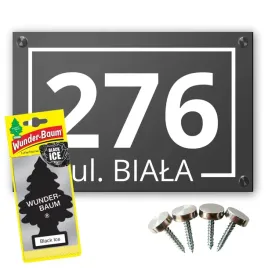 tabliczka-dibond-antracyt-adres-numer-ulica-srubki-zapach-do-auta