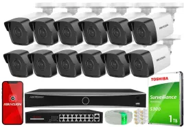 monitoring-zewnetrzny-12-kamer-4mpx-poe-ir30-hikvision-rejestrator-acusense