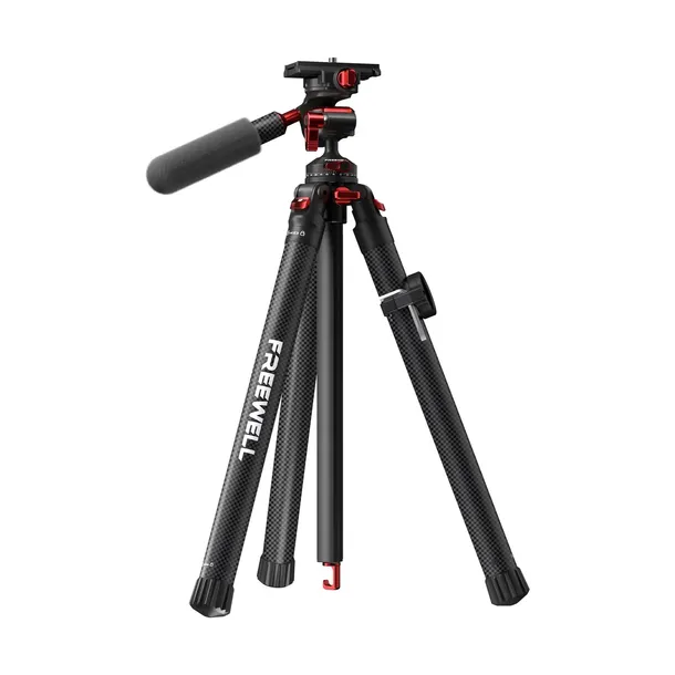 Lekki Wytrzymały Statyw Do Aparatu Karbonowy 0.9 kg Travel Tripod PREMIUM