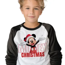 pizama-dziecieca-czarna-dlugi-rekaw-spodnie-mickey-christmas-wz-158-cm