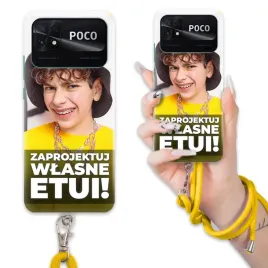 etui-do-xiaomi-poco-c40-z-zoltym-sznurkiem-stworz-wlasny-nadruk