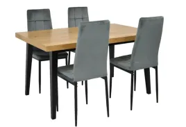 zestaw-do-salonu-jadalni-stol-80x140-200-4-krzesla-industrialne-kolory