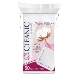 platki-kosmetyczne-cleanic-pure-effect-kwadratowe-50-sztuk