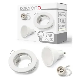 zestaw-oprawa-halogenowa-stala-biala-zarowka-led-7w-gu10-4500k