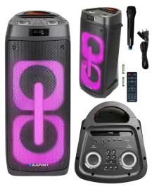 kolumna-aktywna-partybox-blaupunkt-pb50led-karaoke-led-pilot-aux-usb-bt-fm