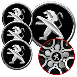 emblematy-na-felgi-4szt-kolpaki-kola-peugeot-komplet-premium-60mm
