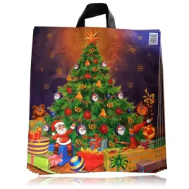 reklamowki-swiateczne-sanki-mikolaj-na-prezenty-choinka-mocne-duze-45x50cm
