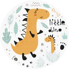 dywanik-dla-dzieci-antyalergiczny-dinozaur-dino-winylowy-okragly-150cm