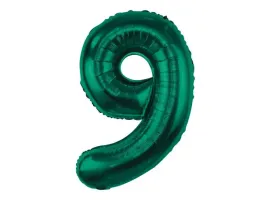 balon-foliowy-cyfra-9-butelkowa-zielen-85-cm-1-szt
