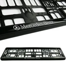 ramka-na-tablice-rejestracyjna-mercedes-zel-silikon-sylikon-premium-logo