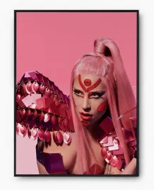 plakat-a3-30x40-w-ramie-imp-lady-gaga-14