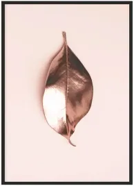 plakat-a3-30x40-w-ramie-liscie-gold-09