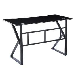 male-biurko-czarne-proste-gamingowe-carbon-nowoczesne-metal-blat-biurowe
