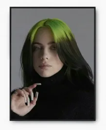 plakat-a3-30x40-w-ramie-imp-billie-eilish-07
