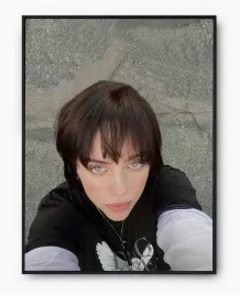 plakat-a3-30x40-w-ramie-imp-billie-eilish-05