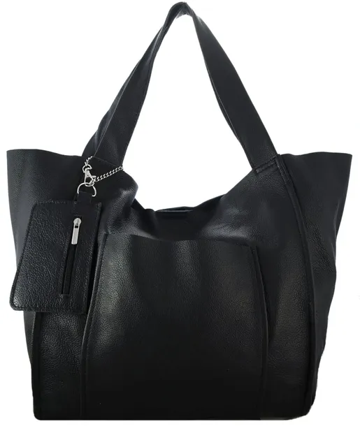 Torebka Skórzana Shopper Skóra Naturalna Model 2w1