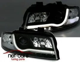 lampy-reflektory-audi-a4-b6-01-04-8e-tube-lights-neon-black-czarne