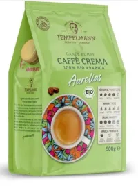 tempelmann-500g-aurelias-crema-bio-kawa-ziarnista-100percent-arabica-niemiecka