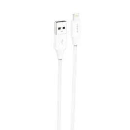 foneng-kabel-x63-lightning-2-1a-1m-bialy