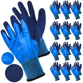 rekawice-robocze-wodoodporne-rekawiczki-mocne-spieniony-latex-pianka-12par